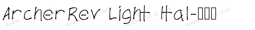 ArcherRev Light Ital字体转换
